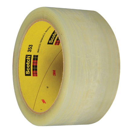 2" x 55 yds. Clear 3M<span class='tm'>™</span> 353 Carton Sealing Tape