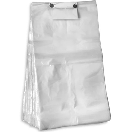 7.25 x 2.5 x 13.125"-  Wicketed Bread Gusseted Poly Bags